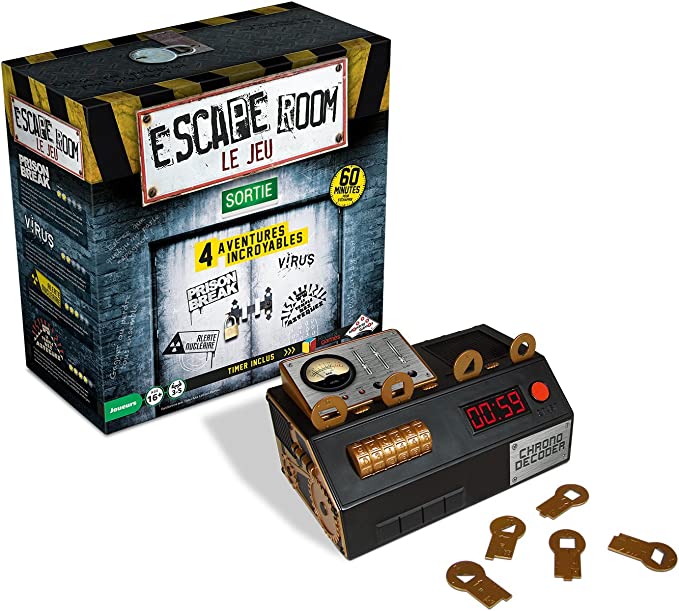 Escape room / escape box 4 aventures incroyables